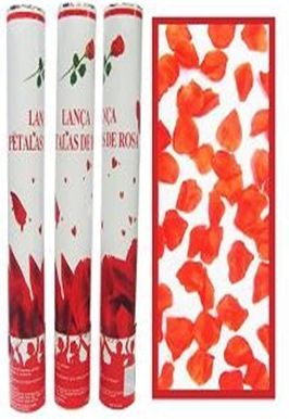 LANÇA PETALAS DE ROSAS AR COMPRIMIDO 30 CM (PEQUENO)