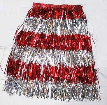 Saia de Rafia Metalóide. Venda por unidade. Cores sortidas