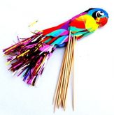 PALITO DECORATIVO ARARA C/ 10 UNIDADES
