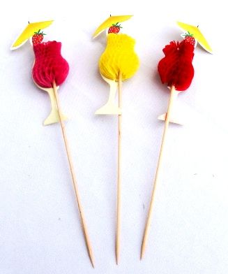 PALITO DECORATIVO DRINK C/ 10 UNIDADES