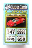 Mini Super Cards Carros